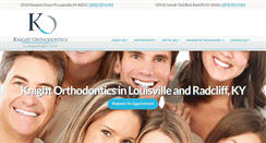 Desktop Screenshot of knightortho.com